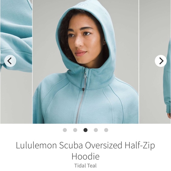 New without tags Lululemon Scuba Oversized Half-Zip Hoodie
Tidal Teal Sz XL/XXL - Picture 10 of 11